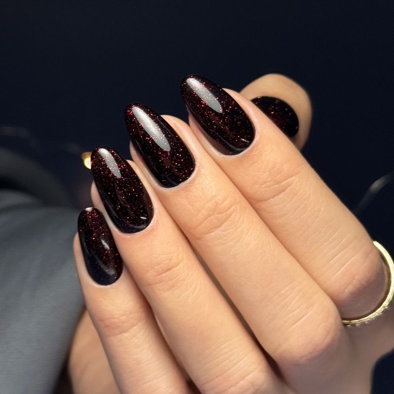 Top Coat No Wipe Red Spark 10g