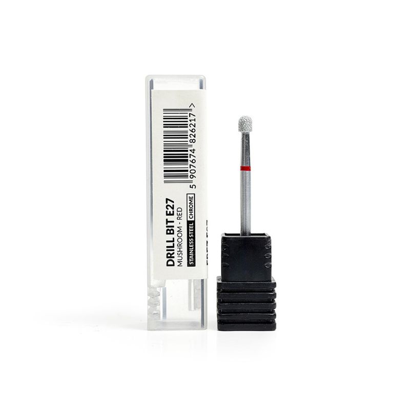 Drill bit E27 red mushroom 