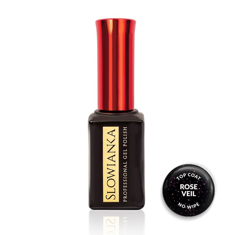 Top Coat No Wipe Rose Veil 10g